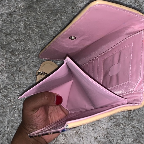 Multicolored Heart Snap Wallet - Picture 6 of 8